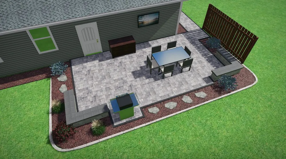 Reliable landscape design for year-round maintenance in Minneapolis, MN by EZ Outdoor Services