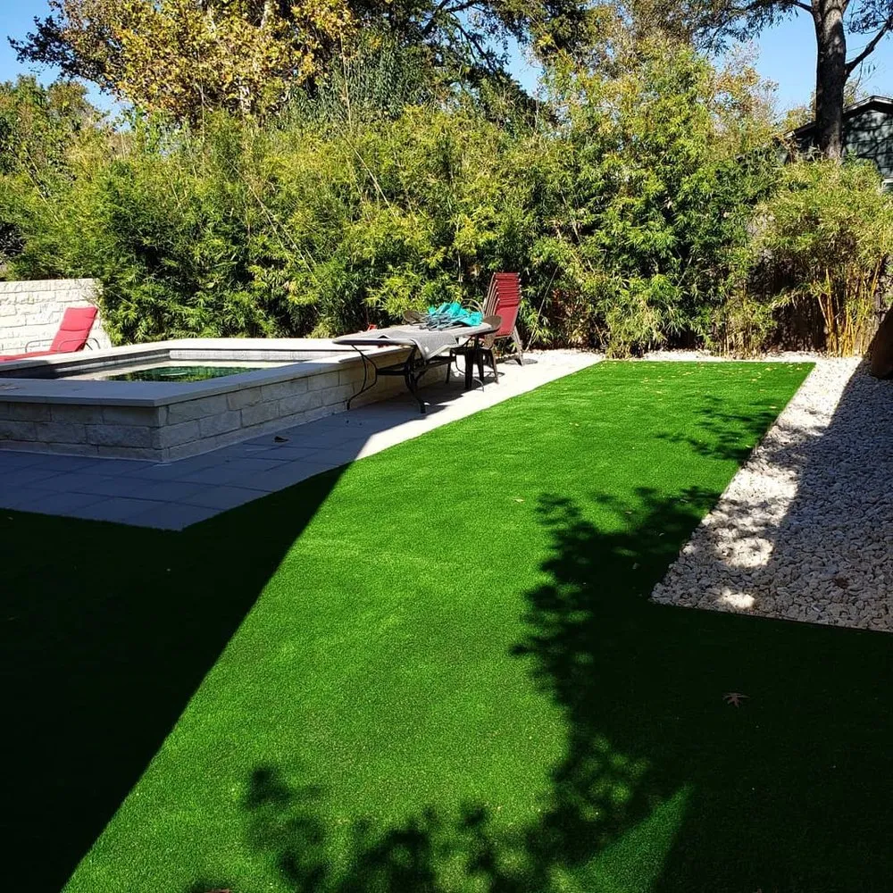 Affordable landscape installation for year-round maintenance in Austin, TX by Ez Par Golf Greens