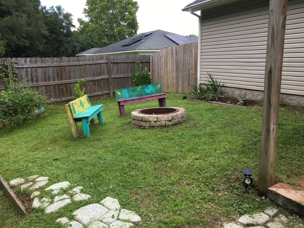 Professional garden landscaping with custom design in Argyle, FL by EZ Restorations