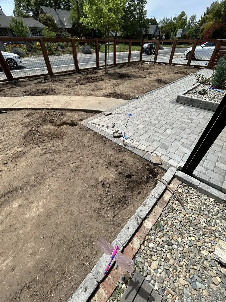 Local lawn mowing service with custom design in Sacramento, CA by Ez Unlimited Labor And Hauling