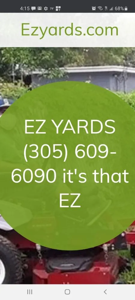 Local lawn care service in Miami, FL by EZ YARDS