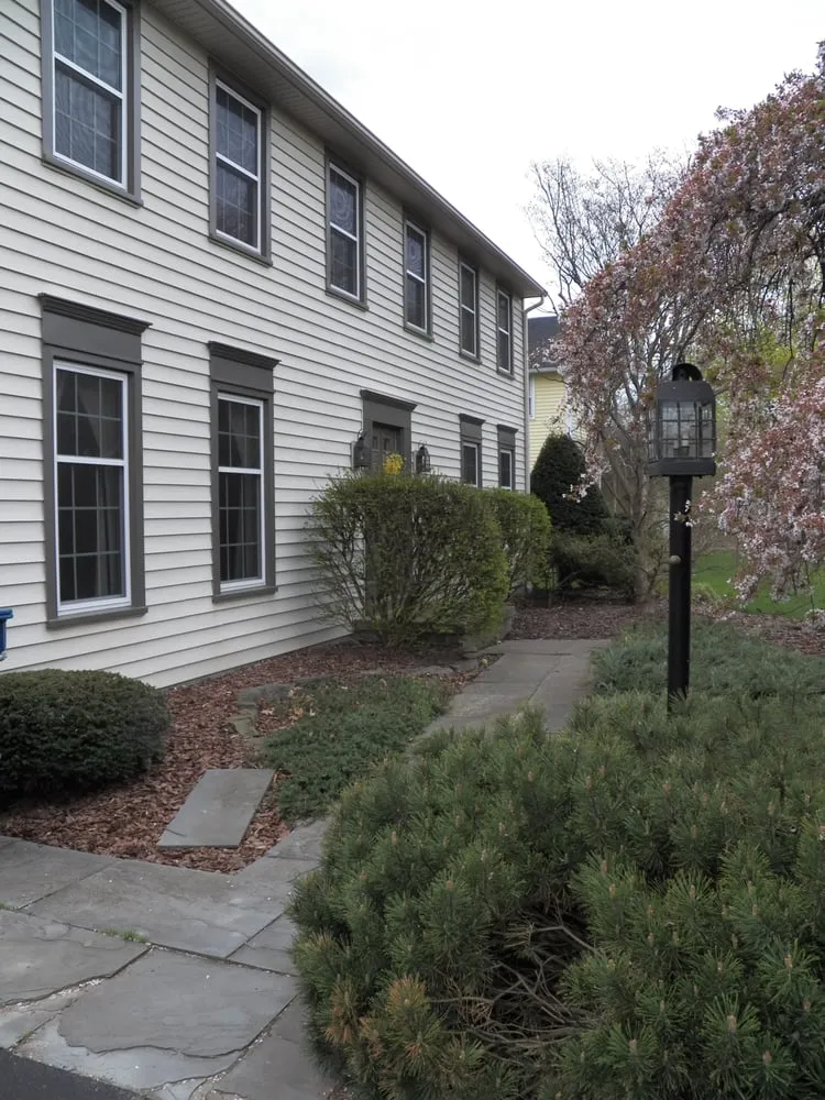 Reliable outdoor landscaping with custom design in Fairport, NY by EZ4U Lawn Service