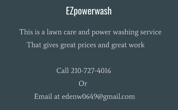 EZpowerwash Logo