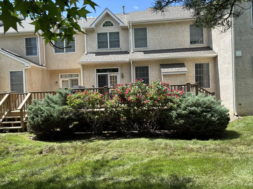 Custom outdoor landscaping in Jamison, PA by EZR Landscaping