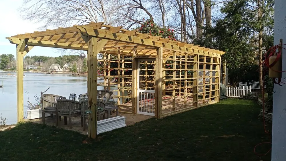 Custom landscaping services for outdoor upgrades in Locust, NC by F & B Outdoor Solutions