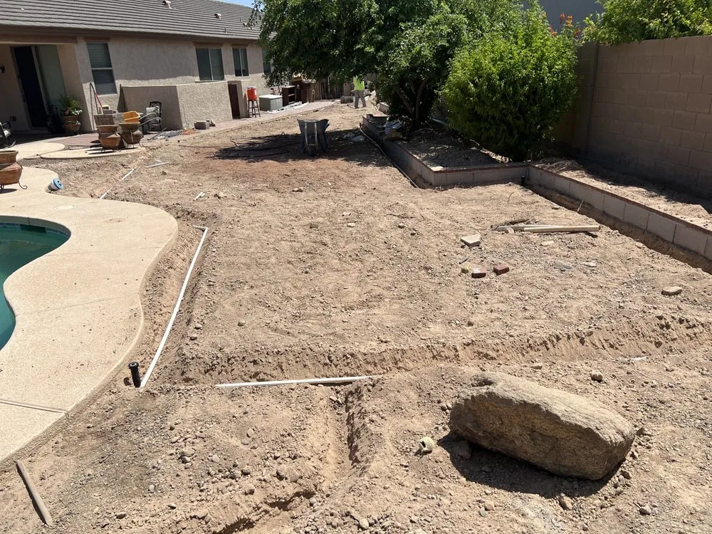 Expert landscape design in Wittmann, AZ - F & F Contracting