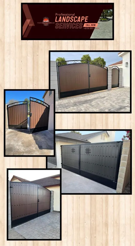 Professional landscape design in Queen Creek, AZ by F & G Constructions