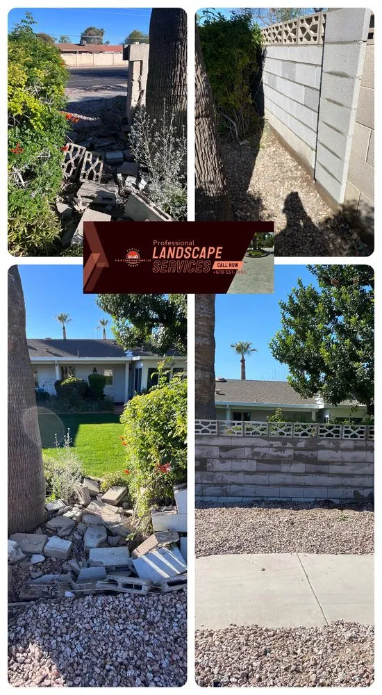 Expert residential landscaping for residential properties in Queen Creek, AZ by F & G Constructions