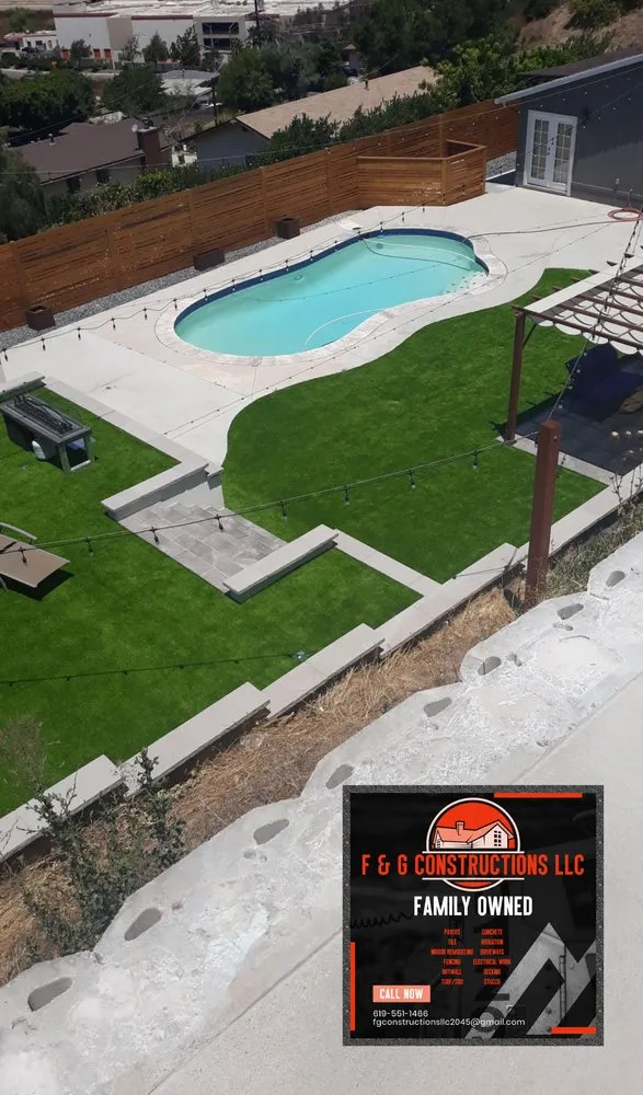 Trusted outdoor landscaping for beautiful yards across Queen Creek, AZ - F & G Constructions