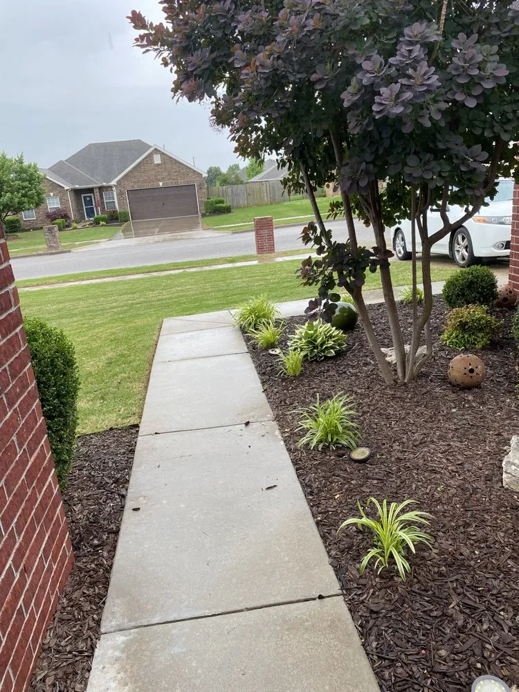 Professional residential landscaping for year-round maintenance in Rogers, AR by F & G Landscaping