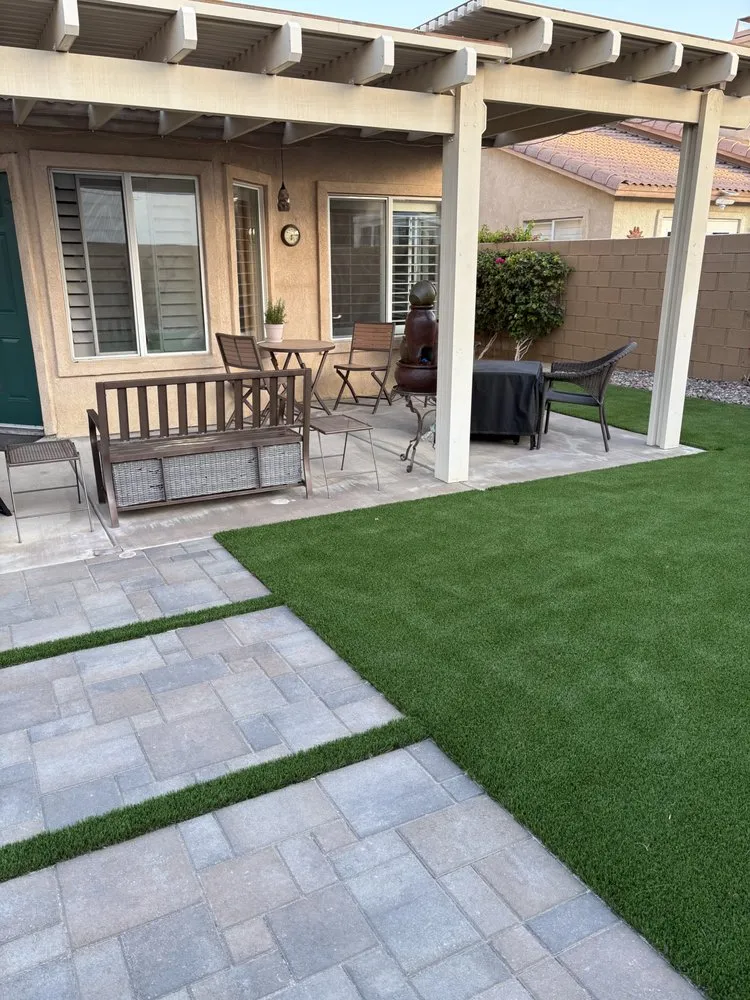 Local outdoor landscaping for homes in Cathedral City, CA by F & S Landscaping