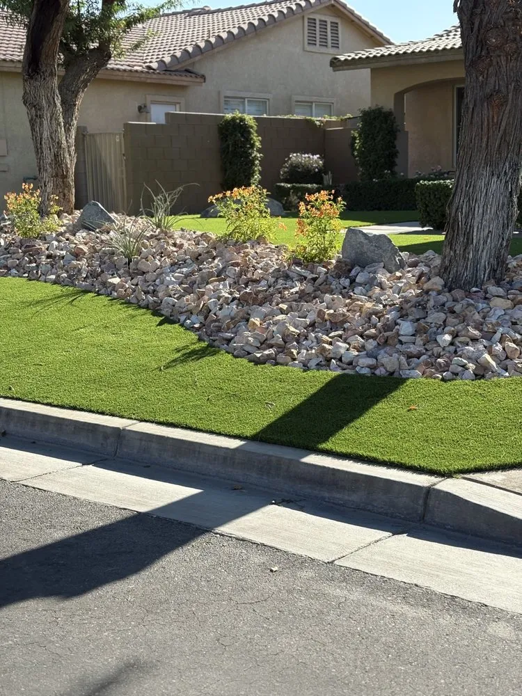 Local landscape installation for homes in Cathedral City, CA by F & S Landscaping