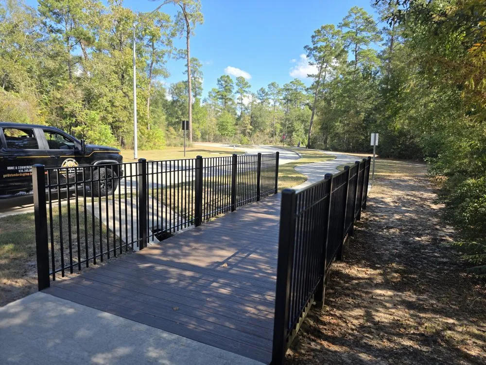 Professional yard cleanup service for year-round maintenance in Montgomery, TX by F & S Tradesmen