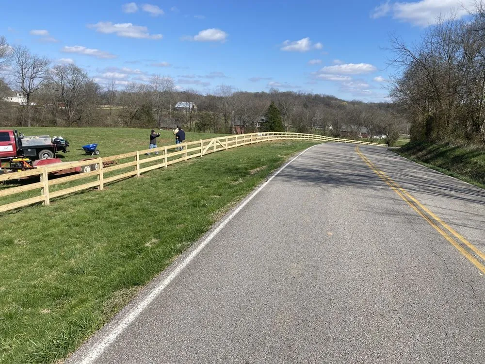 Affordable yard maintenance in Lewisburg, TN by F and F land services and construction