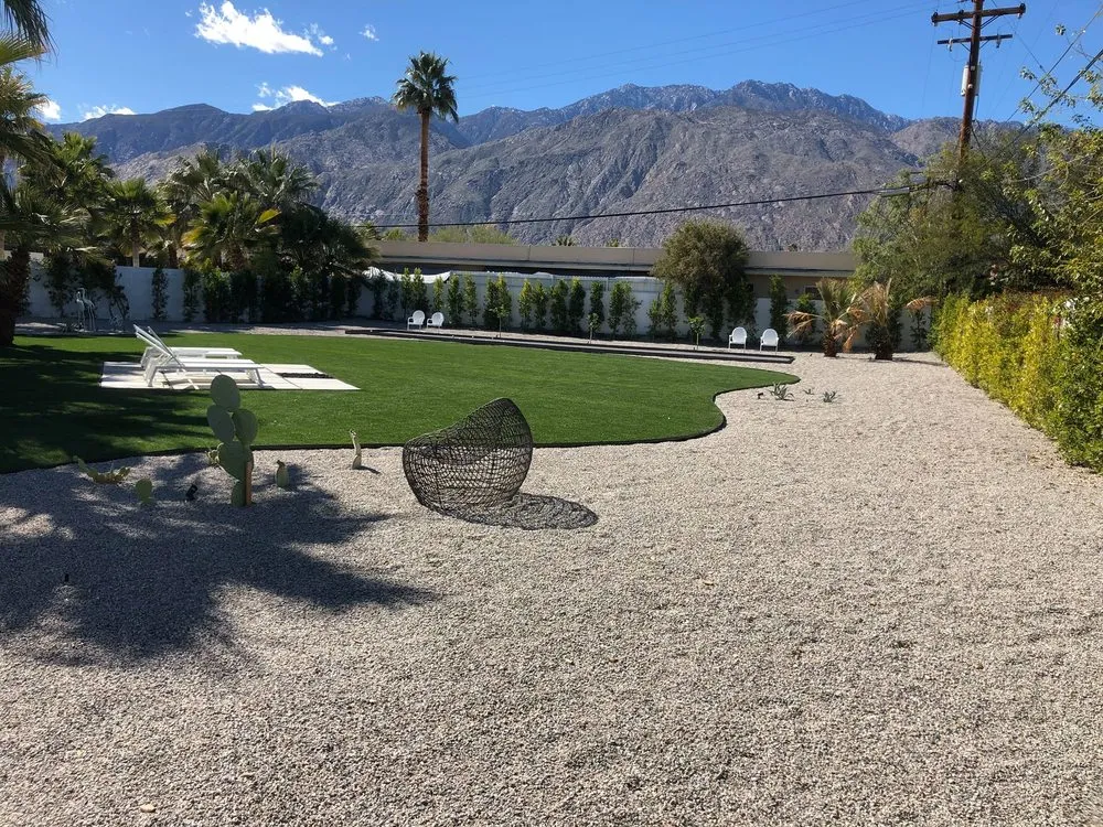 Custom yard cleanup service for outdoor upgrades in Cathedral City, CA by F Avila Landscaping
