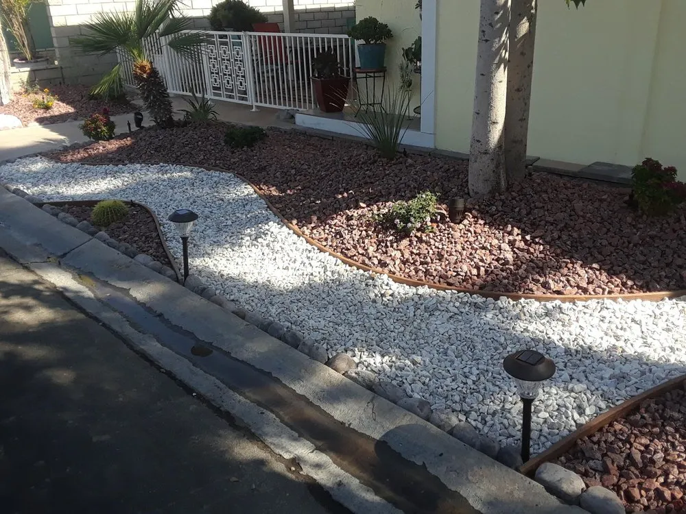 Affordable garden landscaping in Cathedral City, CA by F Avila Landscaping