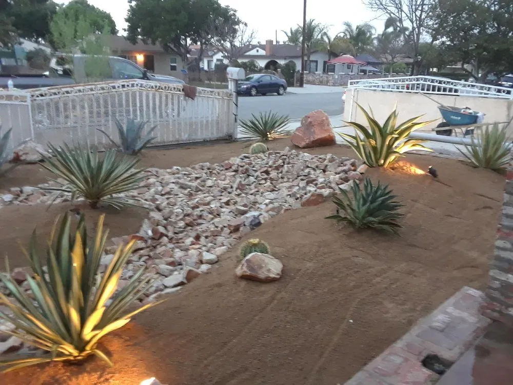 Local landscape installation for beautiful yards across Cathedral City, CA - F Avila Landscaping