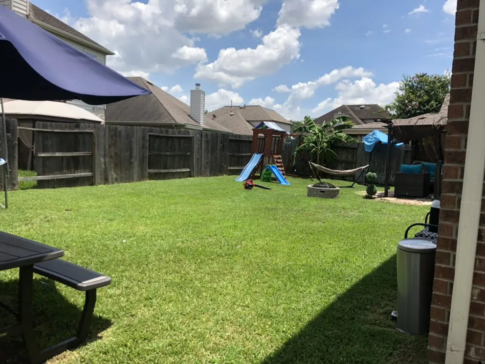 Local landscape installation in Houston, TX by Fair and Square Lawn Care