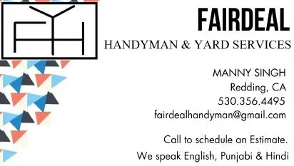 Expert lawn mowing service in Redding, CA - Fair Deal Handyman and Yard Services