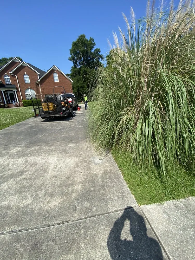 Professional outdoor landscaping with custom design in Ravenel, SC by Fair Kare Cuts & Trims