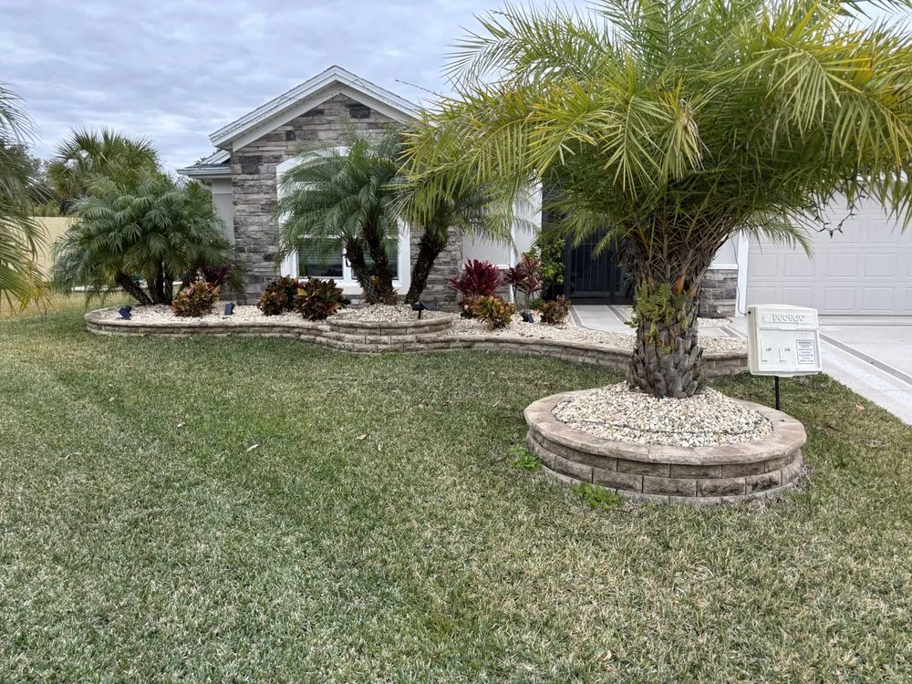 Custom landscape installation in Ocala, FL by Fair Rate Landscape & Cleaning solution