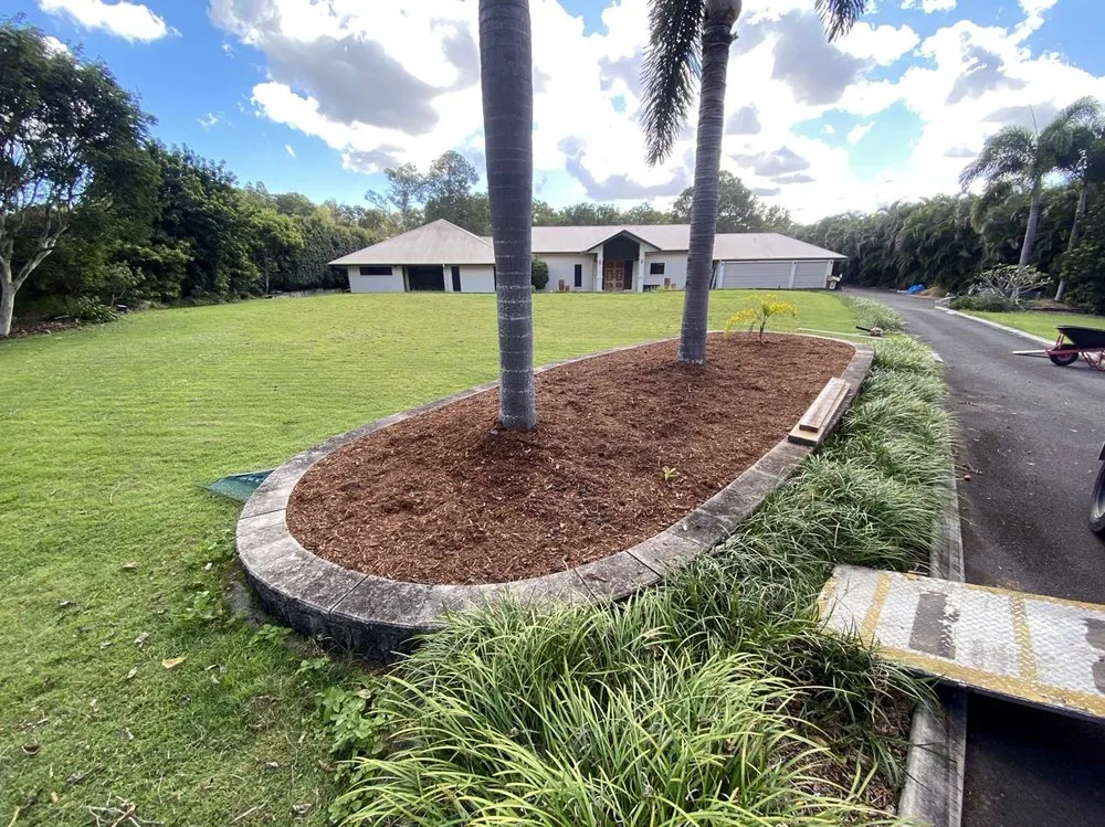 Custom yard maintenance for year-round maintenance in Houston, TX by Fairbanks Lawn Care