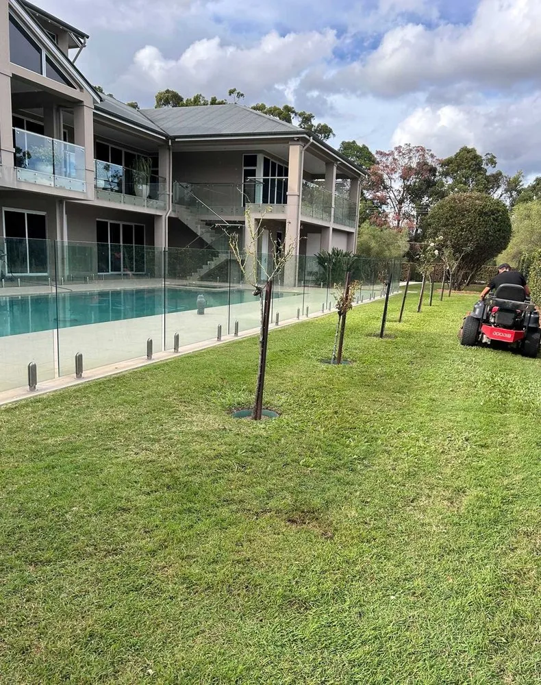 Expert landscape installation with custom design in Houston, TX by Fairbanks Lawn Care