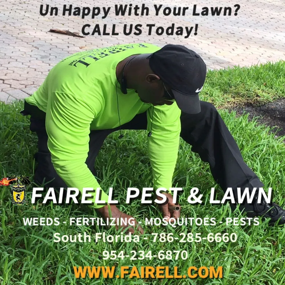 Reliable lawn care service experts serving Miami Gardens, FL - Fairell Pest & Lawn