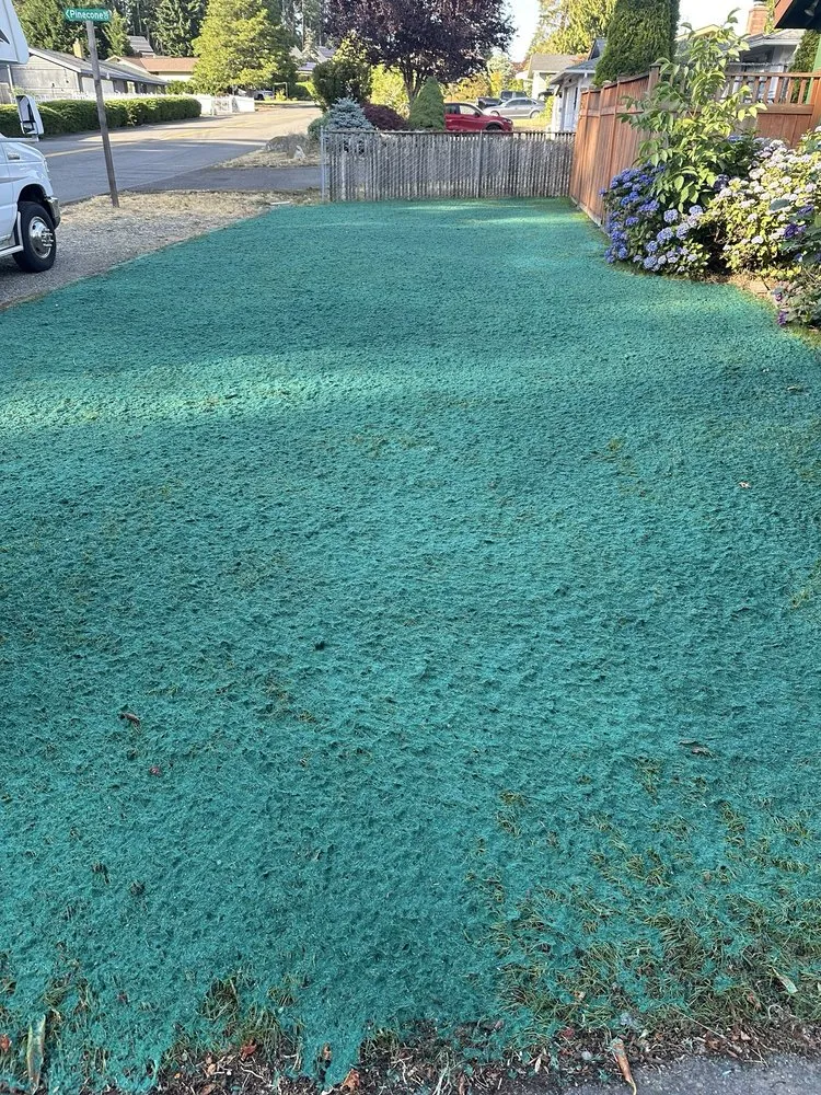 Professional lawn mowing service with custom design across Bremerton, WA - Fairway Hydroseed