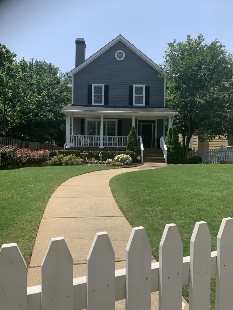 Expert lawn mowing service with custom design in Marietta, GA by Fairway Lawn Service