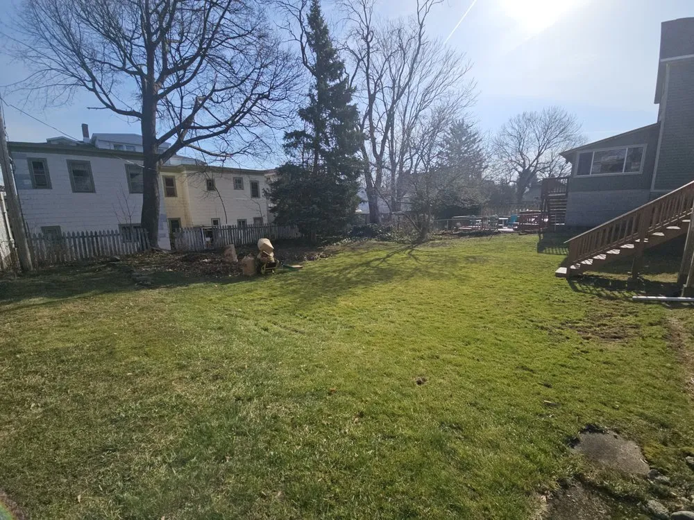 Custom garden landscaping with custom design in Oswego, NY by Fairy Lawnmother