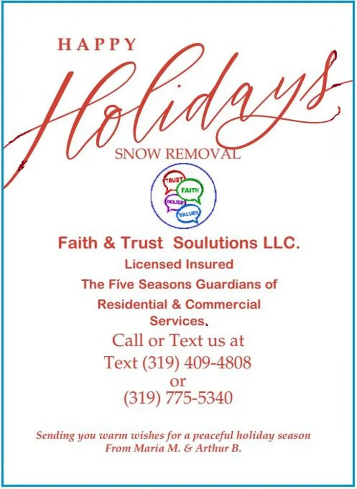 Custom garden landscaping in Cedar Rapids, IA by Faith and Trust Soulutions