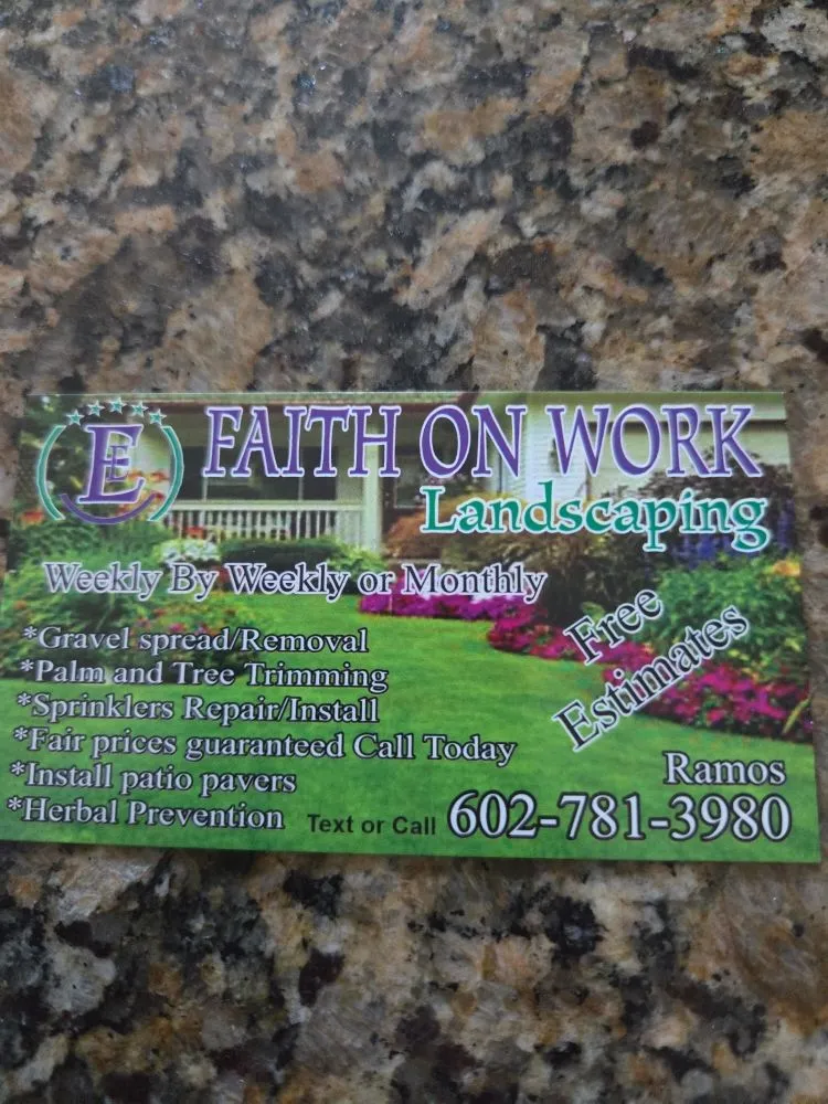 Local yard maintenance in Phoenix, AZ by Faith Landscaping