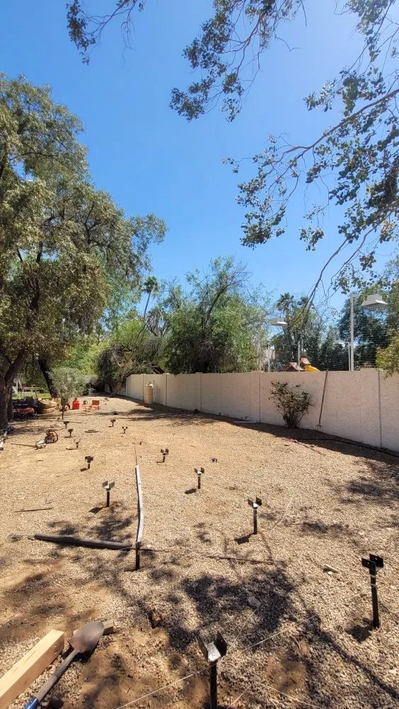 Custom landscape design in Phoenix, AZ by Faith Landscaping