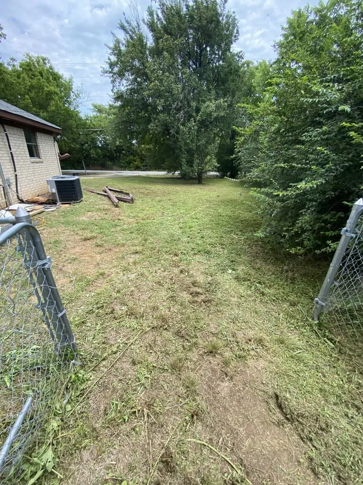 Professional yard maintenance in Sherman, TX by Faith Scape