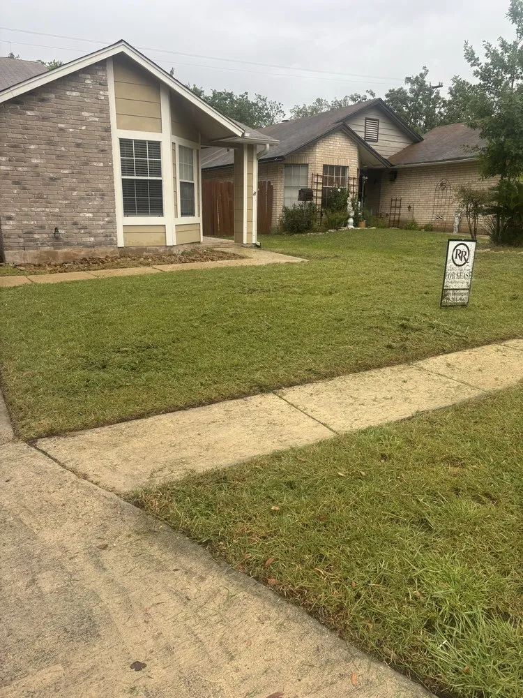 Professional landscape installation in San Antonio, TX by Faithful Blades