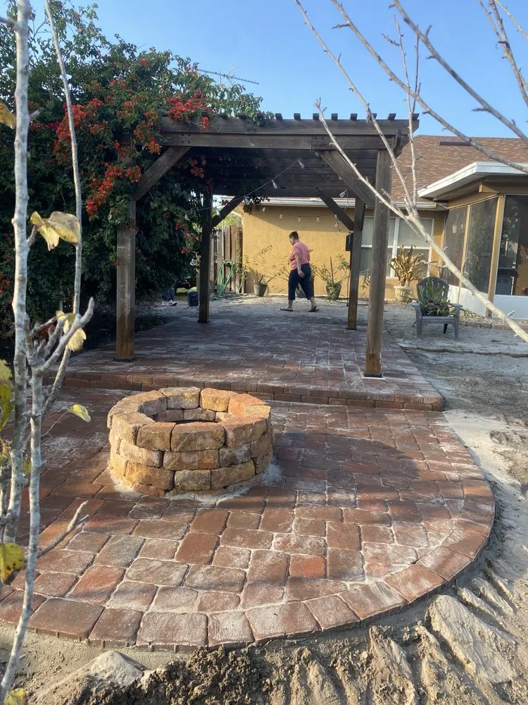 Custom residential landscaping for year-round maintenance in Palm Bay, FL by Faithful Lawn Service