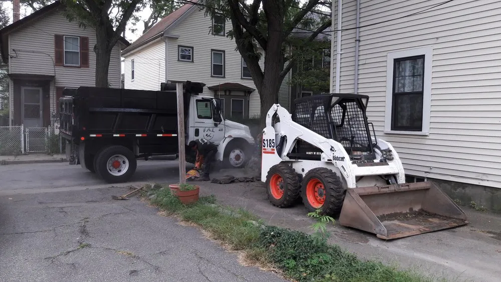 Professional yard maintenance for residential properties in Lynn, MA by F.A.L. Construction & Landscaping