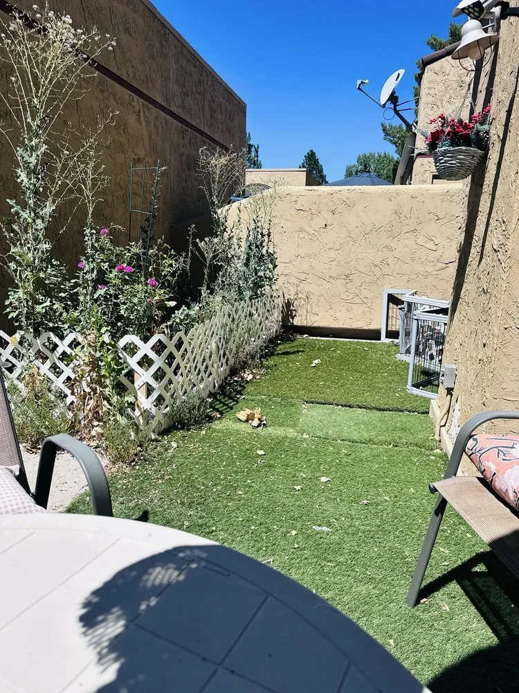 Custom garden landscaping with custom design in Reno, NV by Falcon Landscape