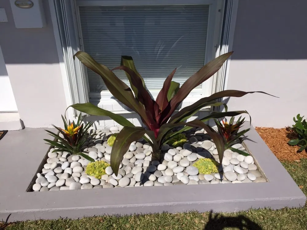 Local garden landscaping in Miami, FL by Falcon Pro Lawn