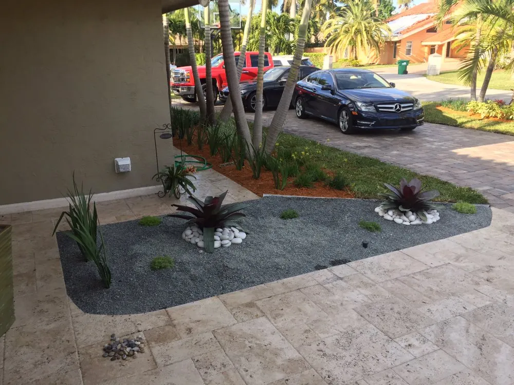Trusted landscape installation for outdoor upgrades in Miami, FL by Falcon Pro Lawn