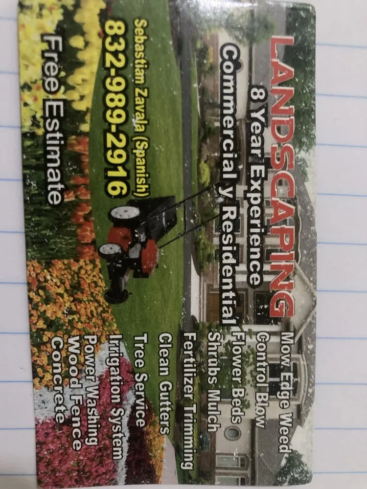 Custom landscaping services in Houston, TX by Fall Landscape & Tree Service