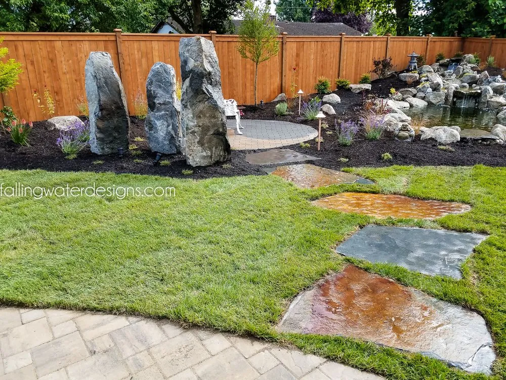 Affordable landscape installation experts serving Monroe, WA - Falling Water Designs