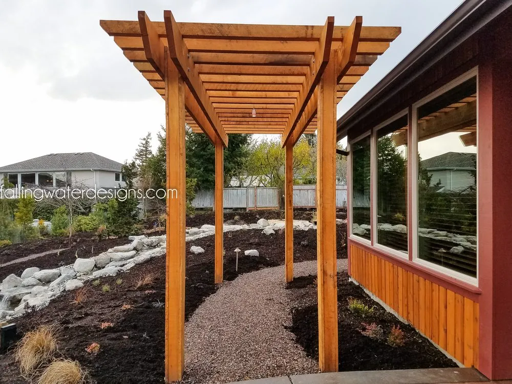 Top-rated outdoor landscaping for year-round maintenance in Monroe, WA by Falling Water Designs