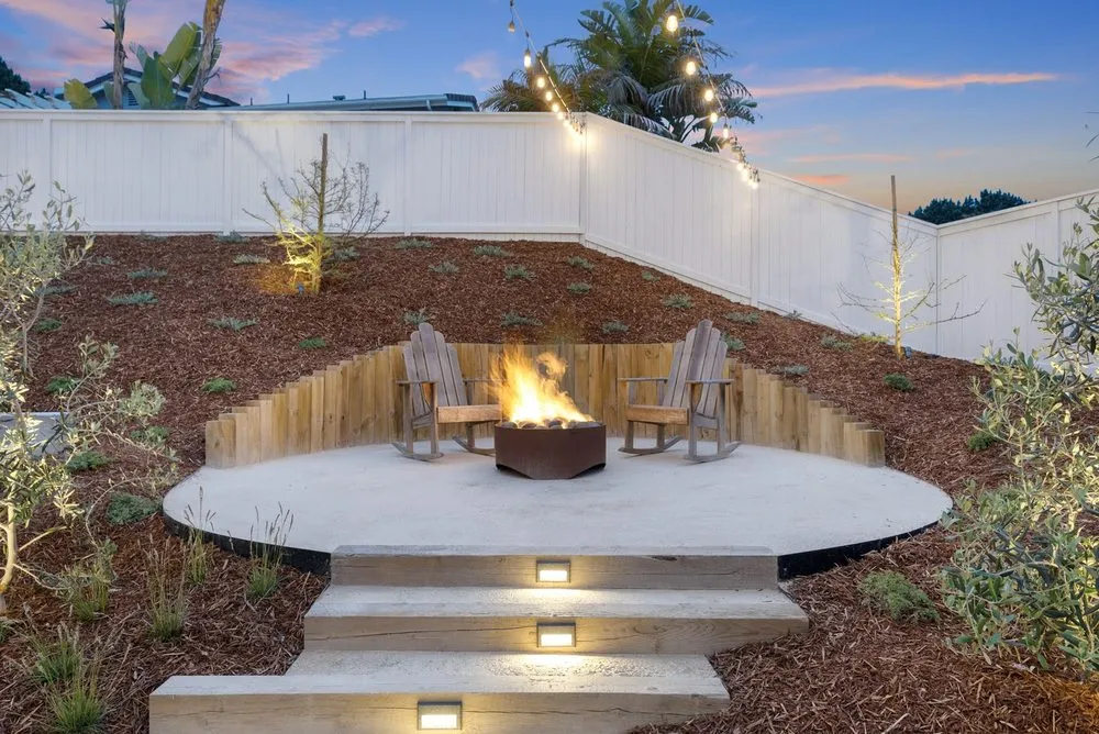 Custom landscape design in Solana Beach, CA by Falling Waters Landscape