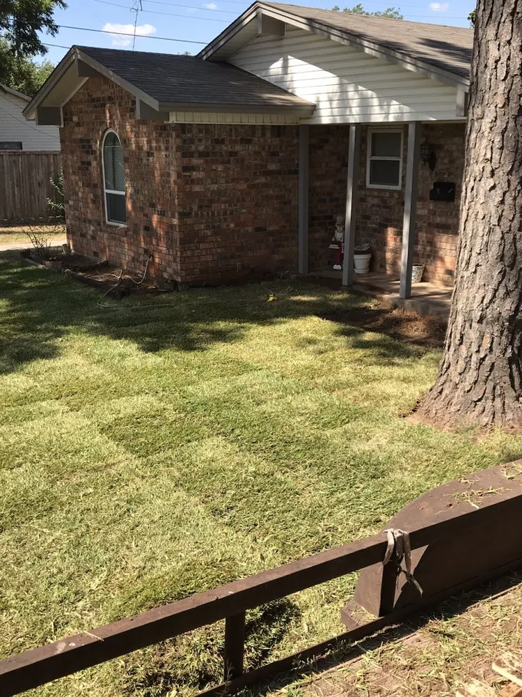 Custom residential landscaping in Wichita Falls, TX by Falls Turf & Ornamental