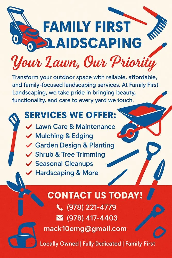 Top-rated landscape design in Nashua, NH by Family First Hauling