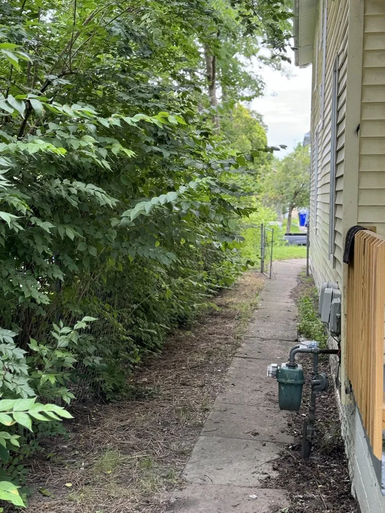 Local yard cleanup service with custom design in Columbus, OH by Family First Property Management