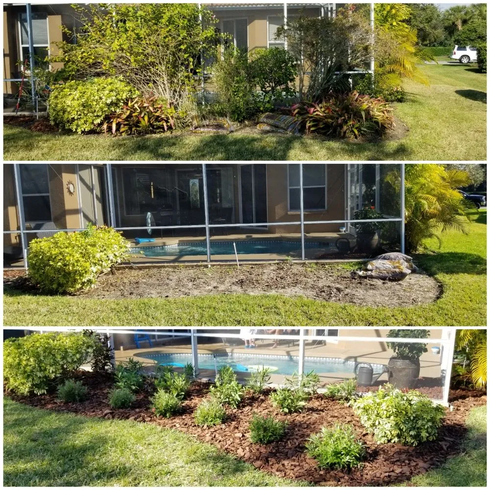 Custom residential landscaping with custom design in Bradenton, FL by Family Friendly Lawn Care