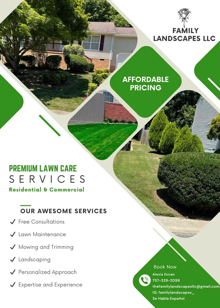 Trusted lawn mowing service in Newport News, VA - Family Landscapes